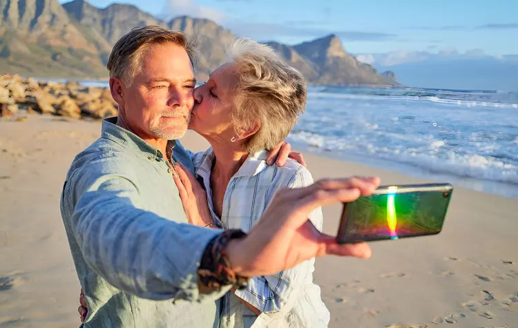 Happy couple celebrates St. Valentine's in Argentina
